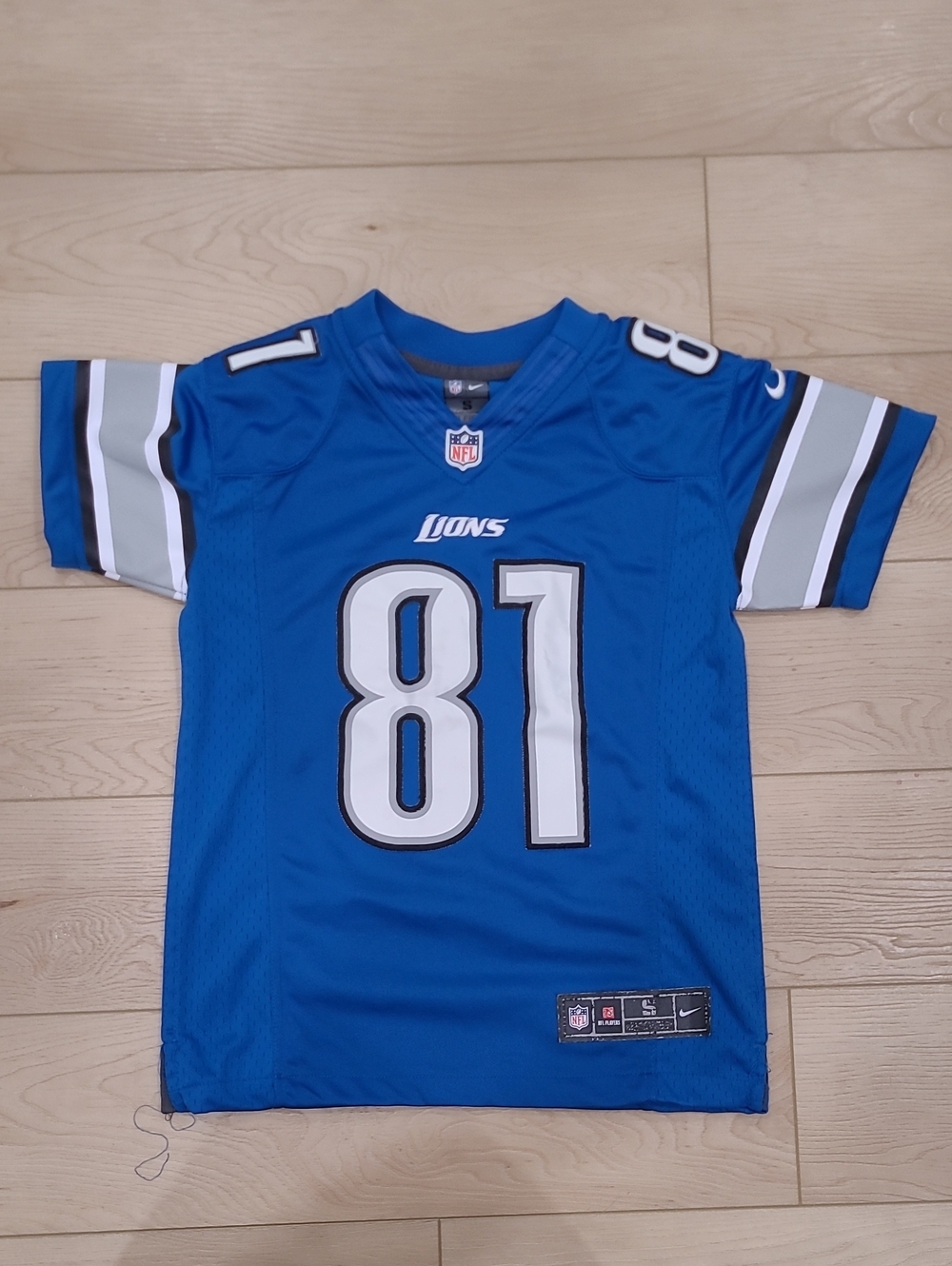 2015 Kids Nike Detroit Lions Calvin Johnson #81 Football Jersey